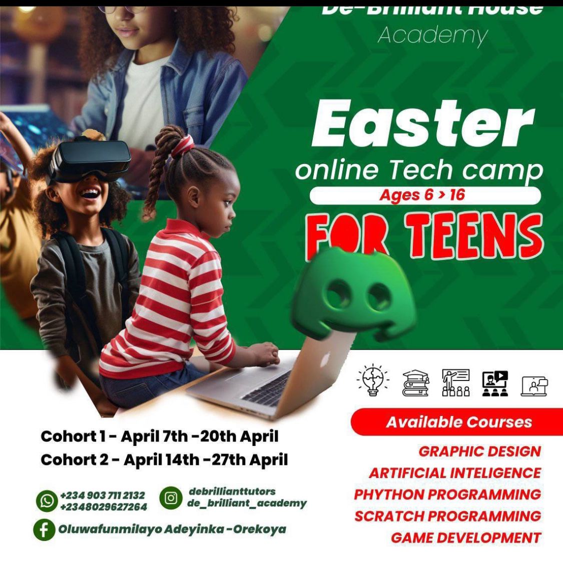 DE-BRILLIANT HOUSE ACADEMY Hero